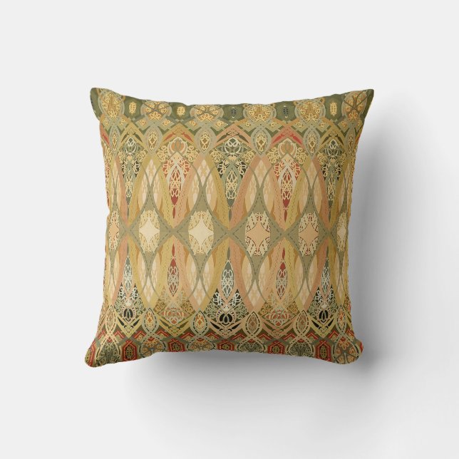 Louis Sullivan  Throw Pillow (Back)