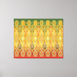 Louis Sullivan Truss Frieze Stencil Canvas Print