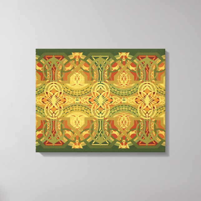Louis Sullivan Upper Beam Stencil Poster Canvas Print (Front)