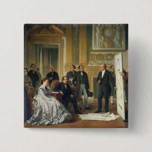Louis Visconti Presenting the New Plans for 2 Inch Square Button