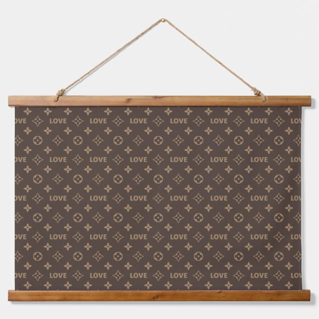 Louis Vuitton Love Pattern Hanging Tapestry (Front)