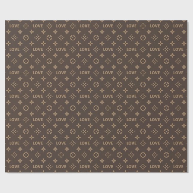 Louis Vuitton Pattern Wrapping Paper (Flat)