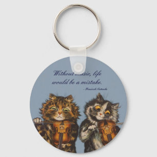 Louis Wain - A Gift for Cat Lovers Keychain