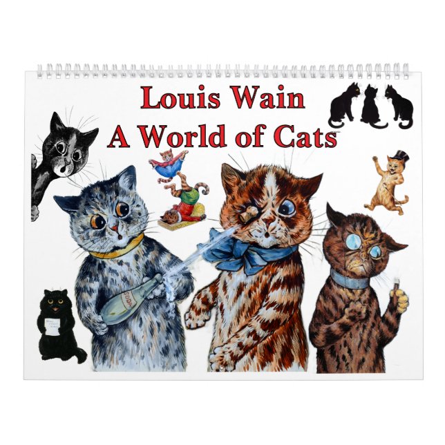 Louis Wain - A World of Cats Calendar (Cover)