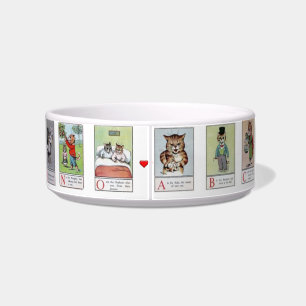 Louis Wain Alphabet Cats Bowl