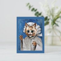 Louis Wain art, The Barrister,