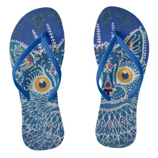 Louis Wain Cat Flip Flops