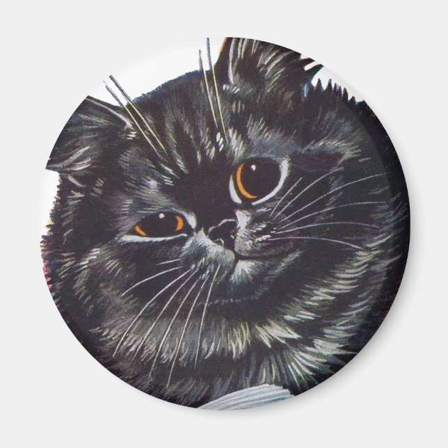 Louis Wain cat Magnet (Front)