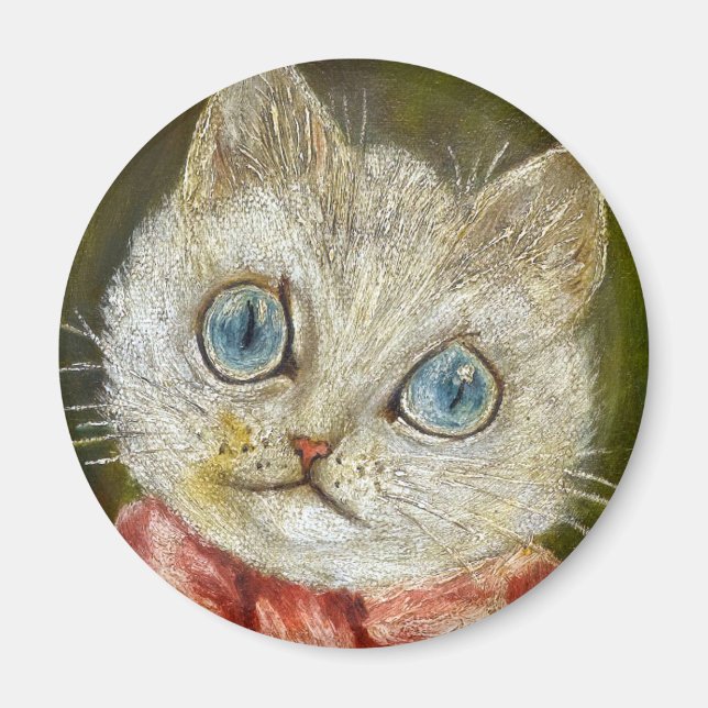 Louis Wain cat Magnet (Front)