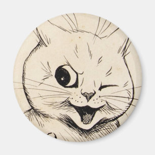 Louis Wain cat Magnet