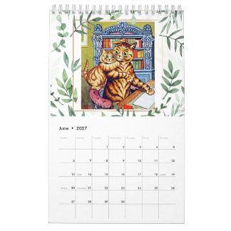 Louis Wain,  Cat Paintings Calendar