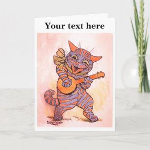 Louis Wain Cat Thank You Card