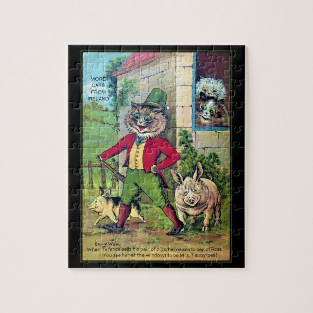 Louis Wain Cats from Ireland Puzzle (Vertical)