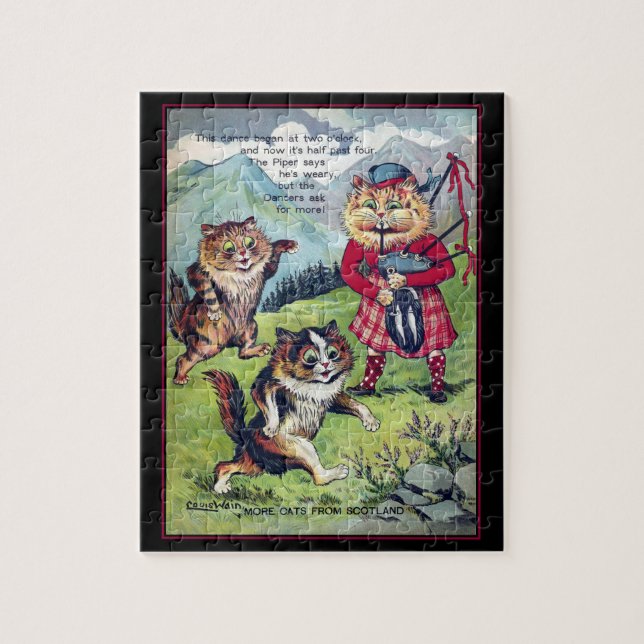 Louis Wain Cats from Scotland Puzzle (Vertical)