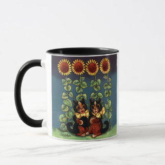 Louis Wain Cats in the Sunflower Garden Mug