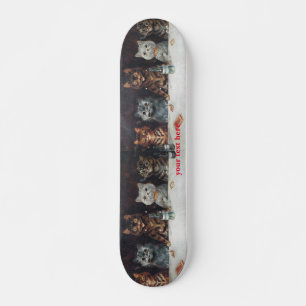 Louis Wain Cats Skateboard