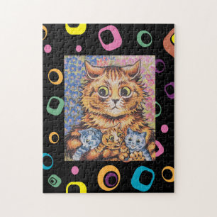 LOUIS WAIN CHAT MOM AVEC CUISINE PUZZLE