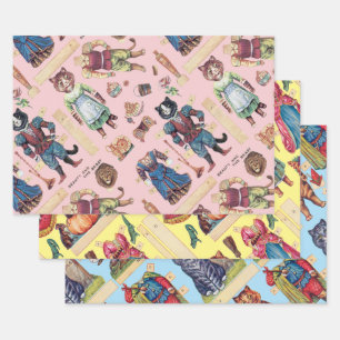 Louis Wain, Feuilles de papier d'enveloppement cha