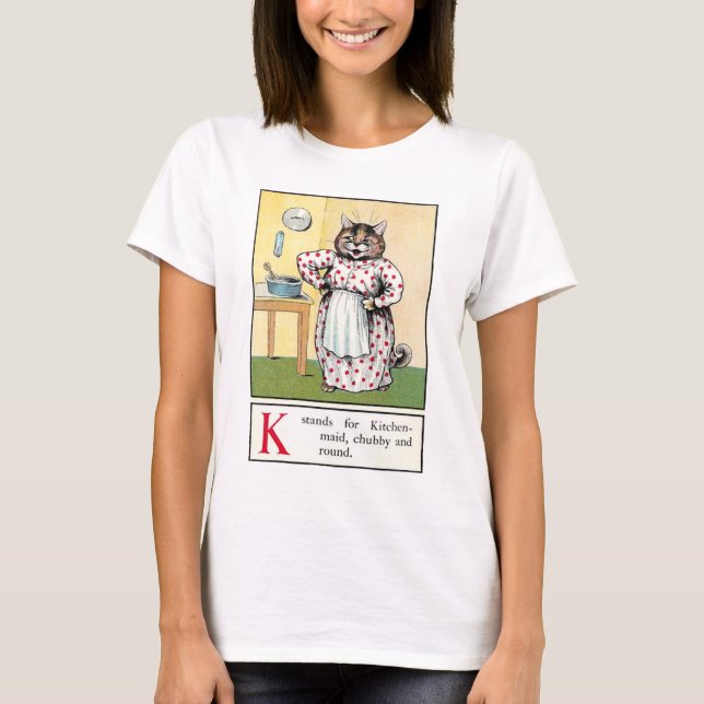 Louis Wain, Funny Cat T-Shirt (Front)