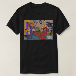 Louis Wain Kimono Cats Making Music Unisex T-Shirt