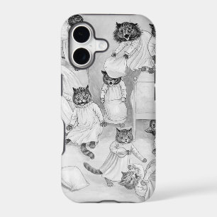Louis Wain Kitten Fight  iphoneX Case