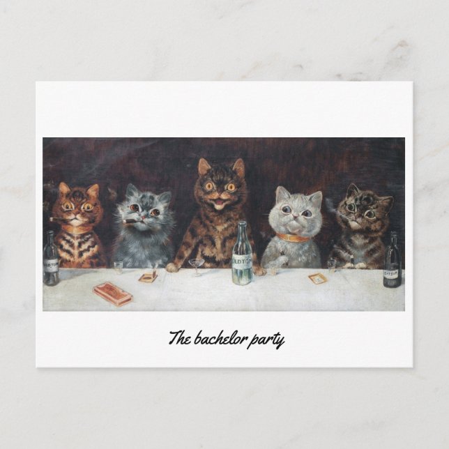 Louis Wain Postcard (Front)