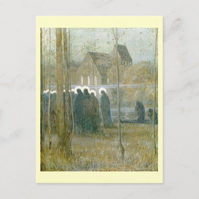 Louis Welden Hawkins, Procession of Souls Postcard (Front)