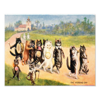 Louis William Wain "Wedding Day" Photo Print