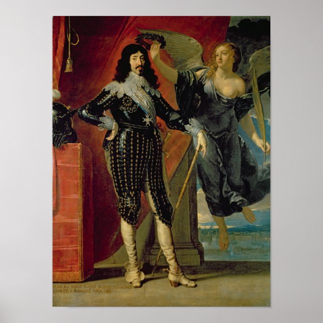 Louis XIII  Crowned by Victory, 1635 Poster (Front)