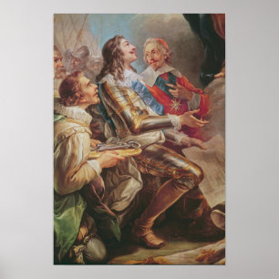 Louis XIII  dedicating the Church of Notre-Dame Poster