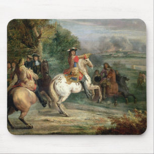 Louis XIV (1638-1715) Overseeing the Siege of a Ci Mouse Pad
