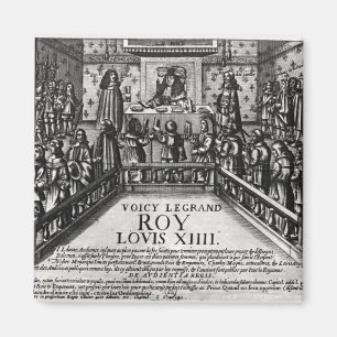 Louis XIV  administering justice Magnet