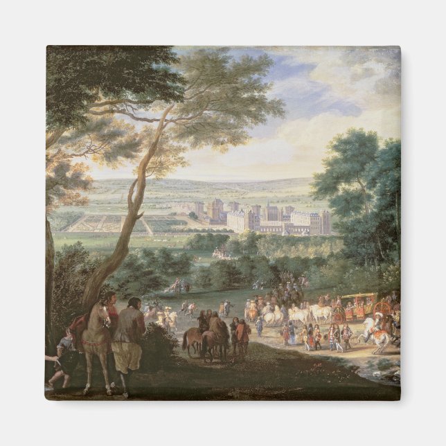Louis XIV  at Vincennes Magnet (Front)