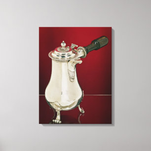 Louis XIV chocolatiere, 1686 Canvas Print