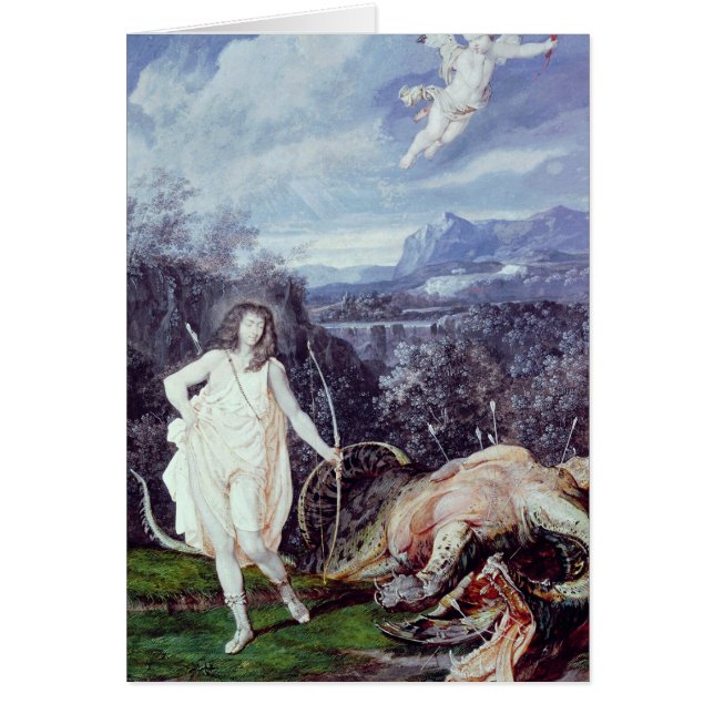 Louis XIV comme Apollo, tueur de python (Devant)