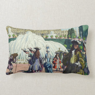 Louis XIV 'Gentry @ Versailles - Pierre Brissaudin Lumbar Pillow