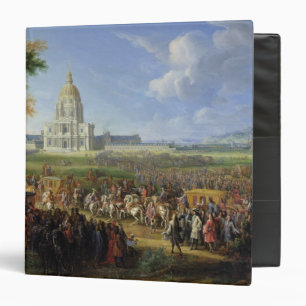 Louis XIV his Entourage Visiting Les Invalides Binder