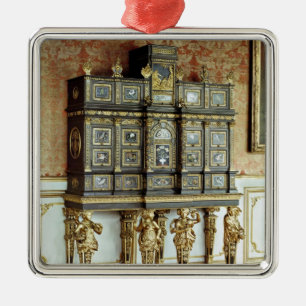 Louis XIV jewellery cabinet, Gobelins Workshop Metal Ornament