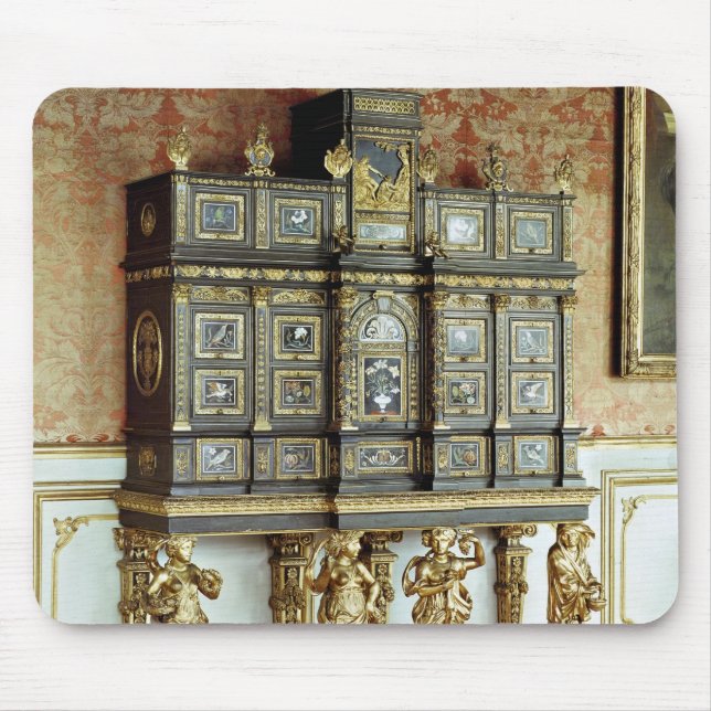 Louis XIV jewellery cabinet, Gobelins Workshop Mouse Pad (Front)