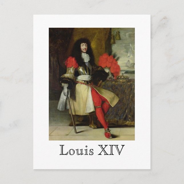 Louis XIV Postcard (Front)