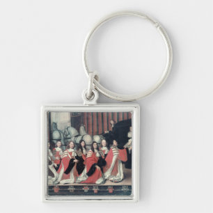Louis XIV received by the sheriffs in Toulouse Keychain