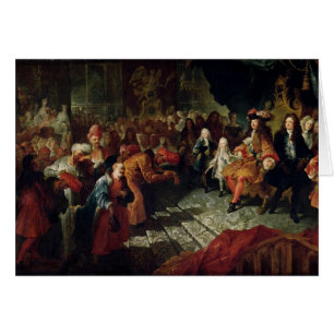Louis XIV  receiving the Persian Ambassador