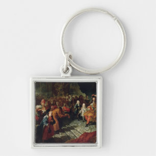 Louis XIV  receiving the Persian Ambassador Keychain