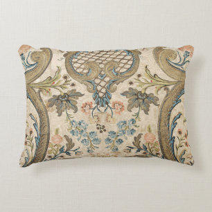 Louis XV Floral Accent Pillow