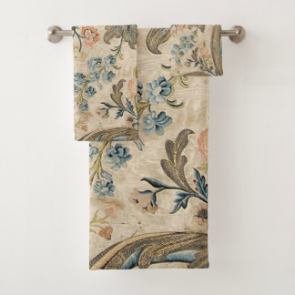 Louis XV Floral Imprimer Élégantes Serviettes de b