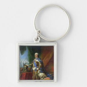 Louis XV King of France & Navarre, 1750 Keychain