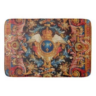 Louis XV Savonnerie French Carpet Print Bath Mat