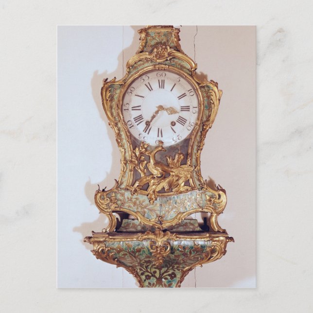 Louis XV style cartel clock Postcard (Front)