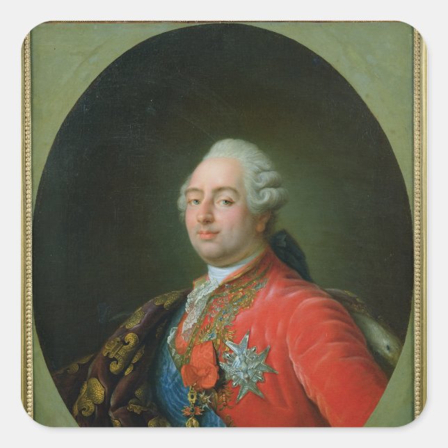Louis XVI  1786 Square Sticker (Front)