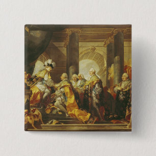 Louis XVI  King of France 2 Inch Square Button